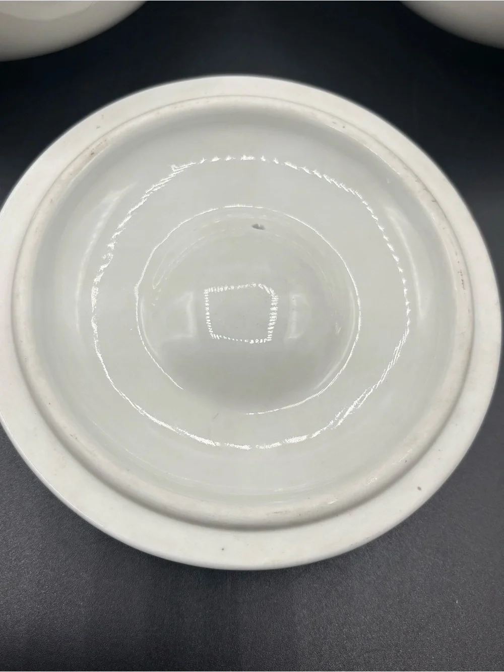 APILCO Set of 4 Porcelaine à Feu Covered Soup Bowls / Individual Casseroles